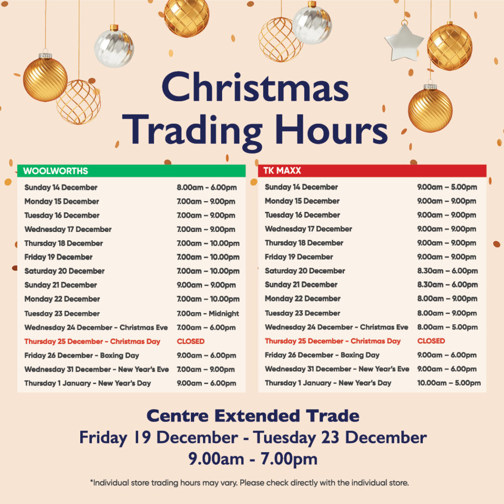 AHSC - BTM - Christmas Trading Hours 2025 Social Tile2